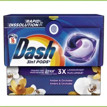 Капсули за пране Dash 3 in 1 Amber & Orhid 11 броя